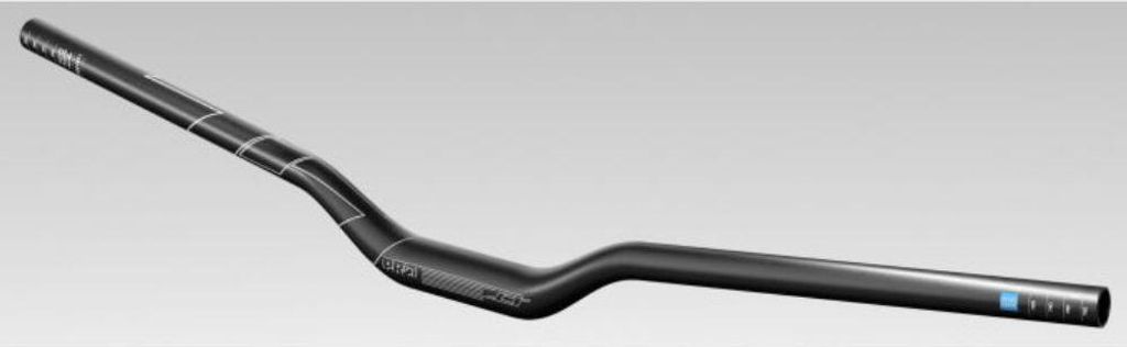 PRO LT Alloy Riser Handlebar Black 20 mm-31,8 mm 800.0 Lenker