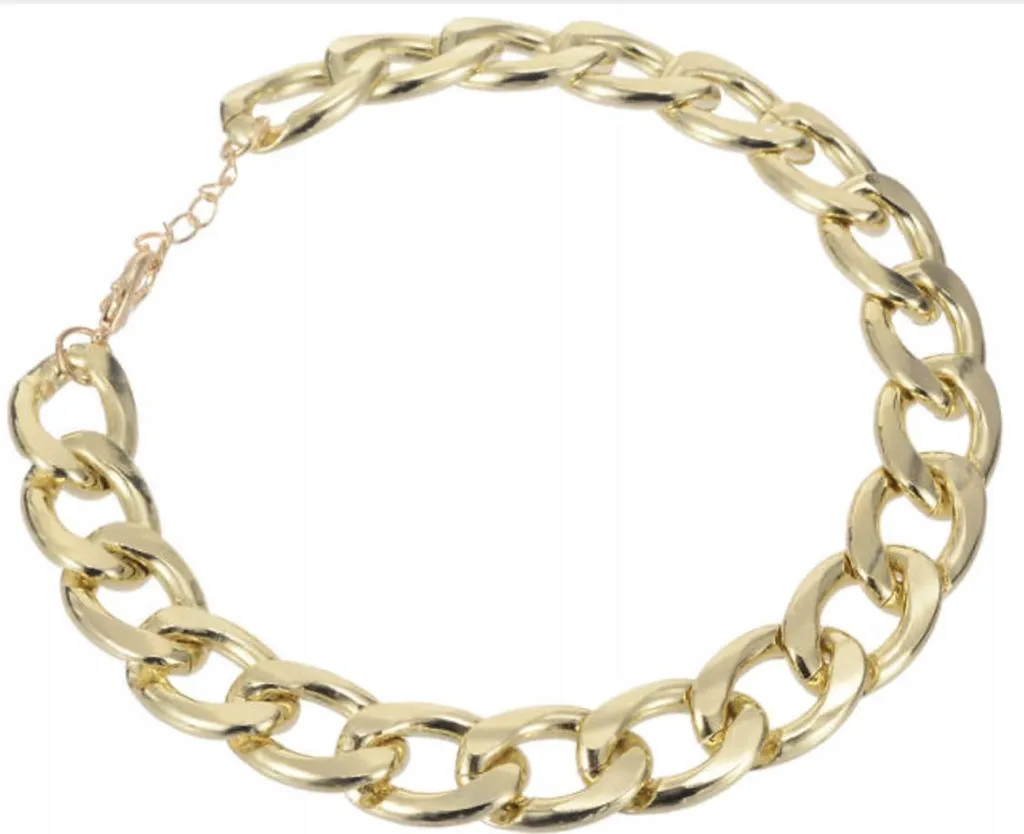 Collier Chien Chaîne Or Pour Balade Chic Taille M 36-43cm - Luxe