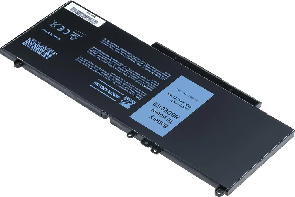 Batterie T6 Dell Latitude E5270 E5470 E5570 - Fin aux Problèmes de Charge