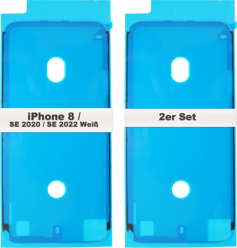 2x iPhone 8 SE 2020 Rahmen LCD Display Kleber Dichtung Produktbild 