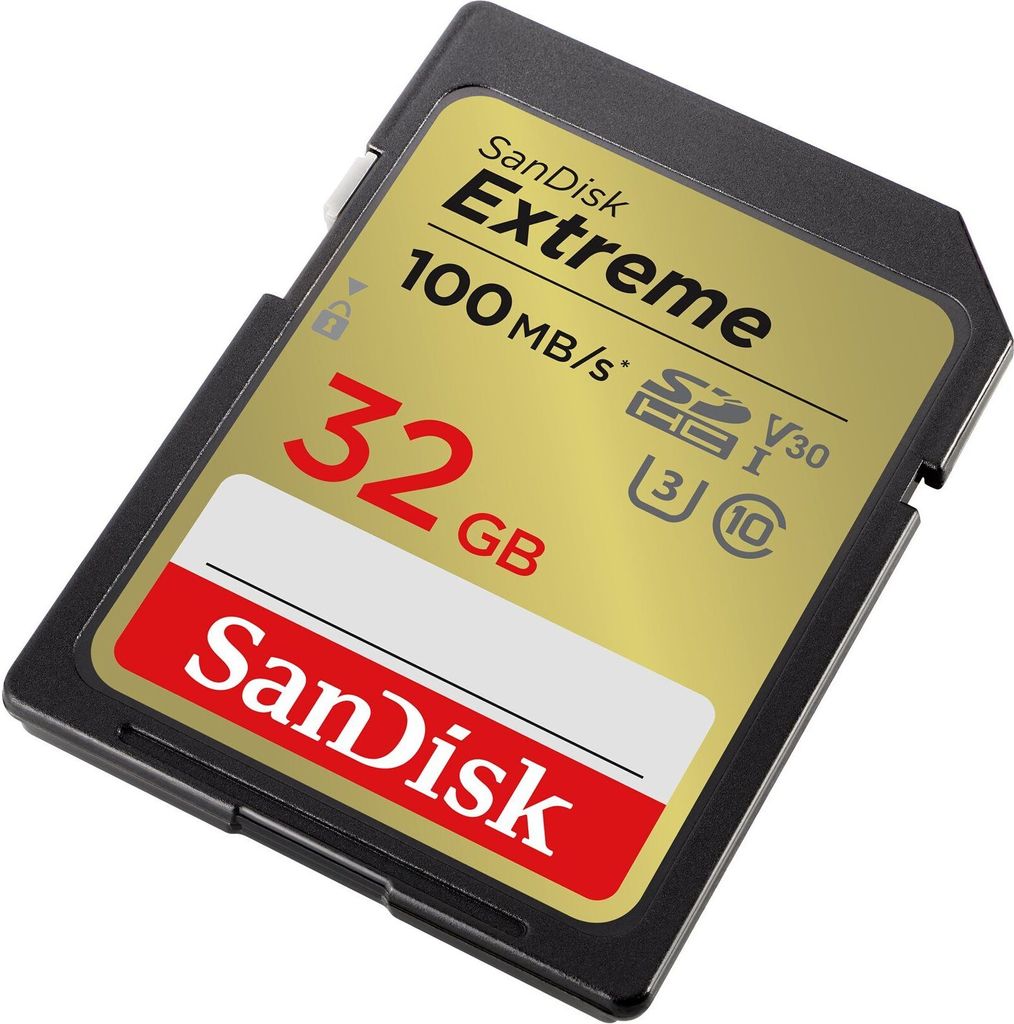 SanDisk Extreme SDHC        32GB UHS-I C10 U3 V30 Produktbild 