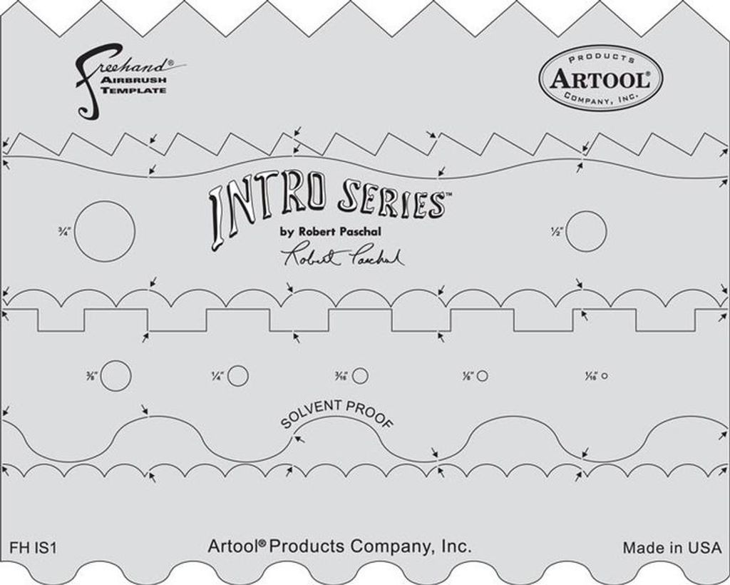 artool Freihandschablone Intro Series 200 472