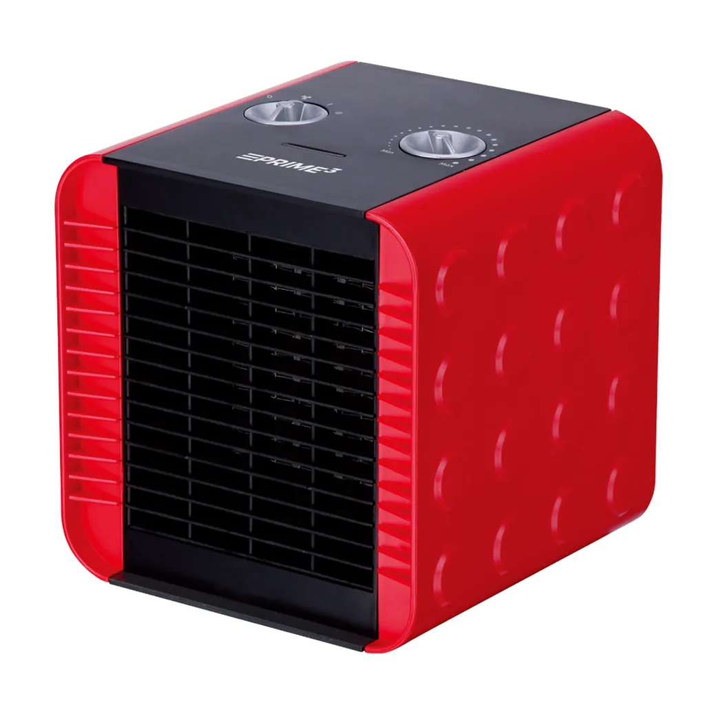 Termoventilatore PTC Ceramico 1500W Rosso - Riscaldatore Elettrico