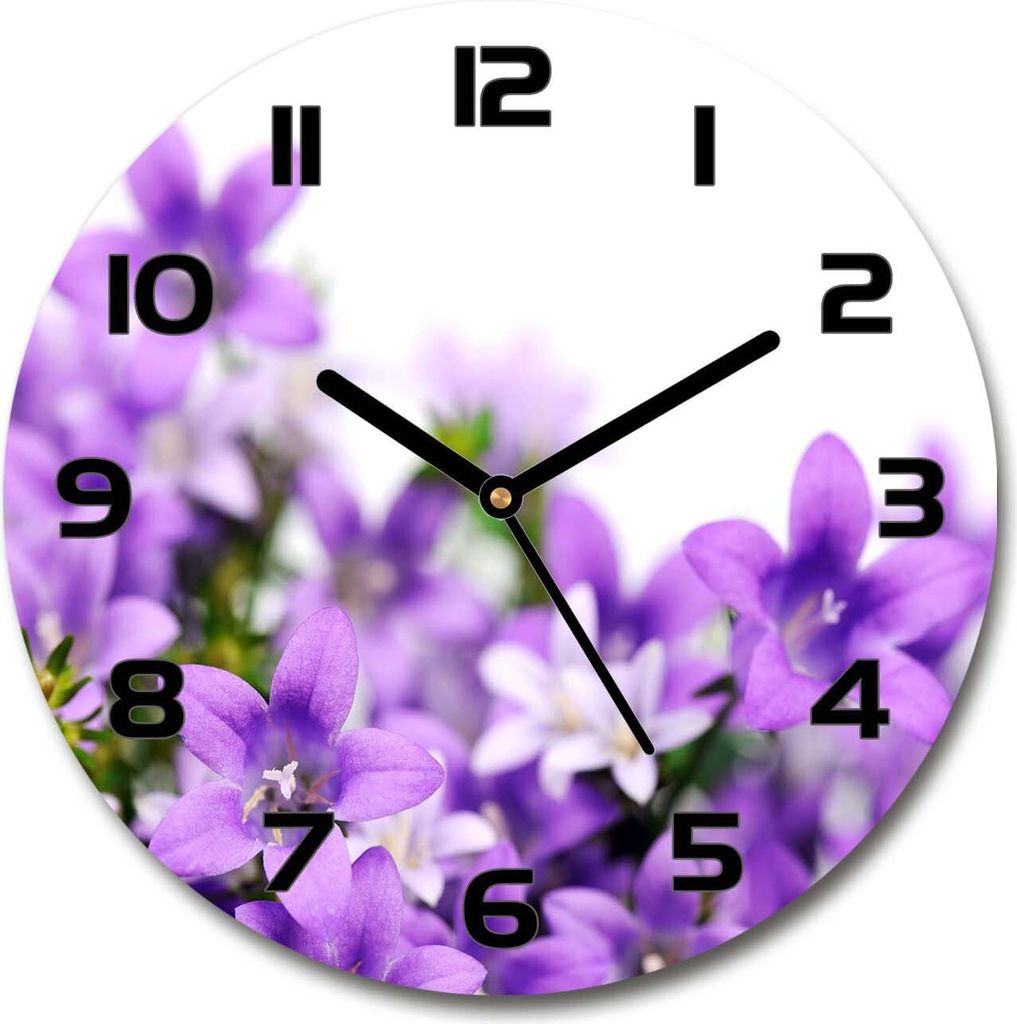 Wanduhr aus Glas 30fi Glasbild Glasuhr Gehärtetes Glas - Produktbild 