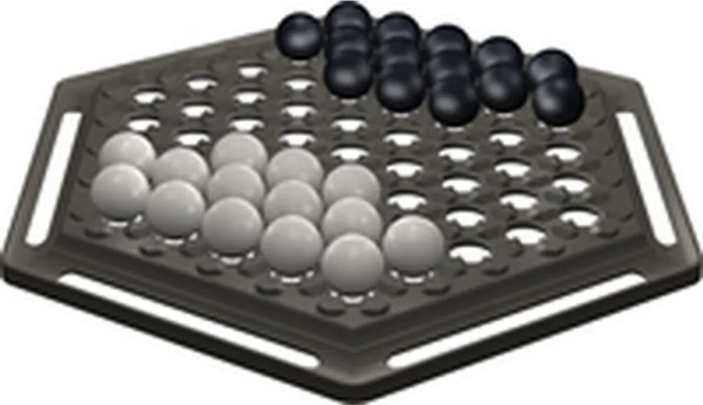Jeu de Société de Stratégie Abalone Asmodee Plateau Hexagonal et Billes - 3