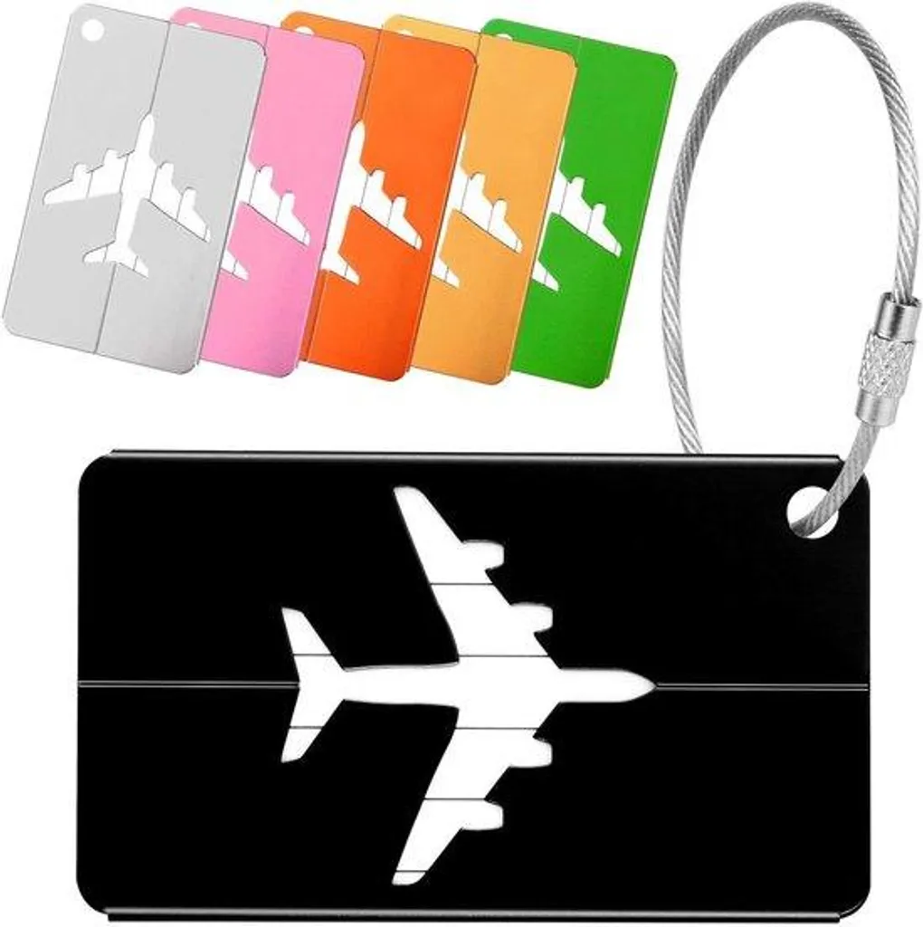 Étiquettes de bagages pour voyage en avion, identification rapide, x6