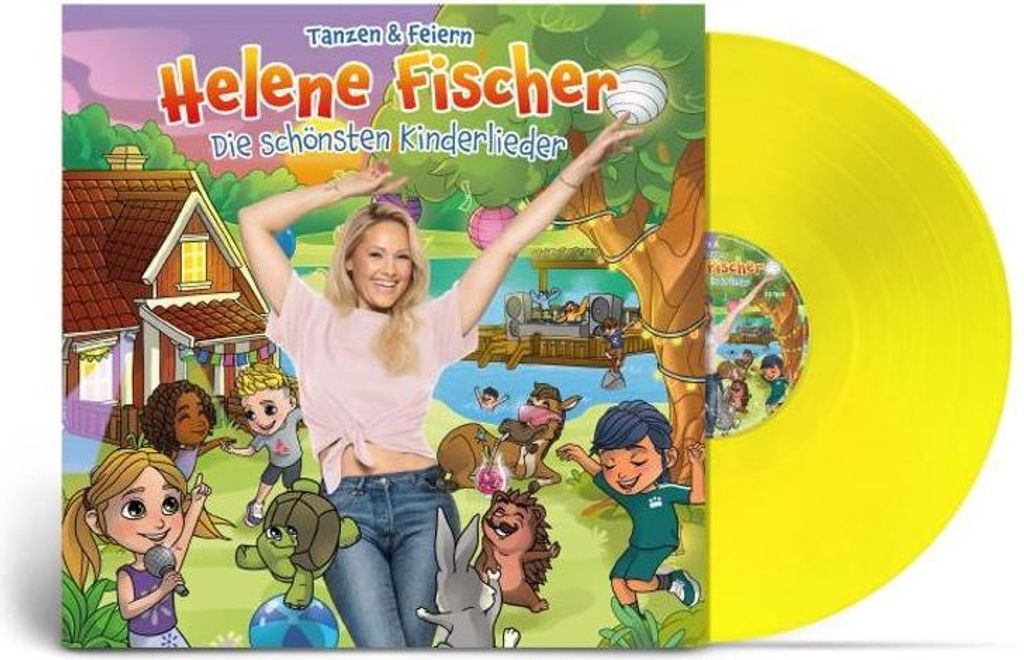 Helene Fischer: Die schönsten Kinderlieder, Tanzen & Feiern (Neon Gelbes Vinyl)