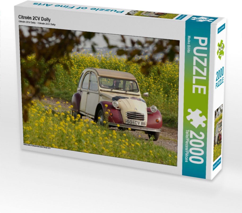 CALVENDO Puzzle Citroën 2CV Dolly 2000 Teile Puzzle quer | 2000 Teile Lege-Größe 90x67cm Foto-Puzzle für glückliche Stunden