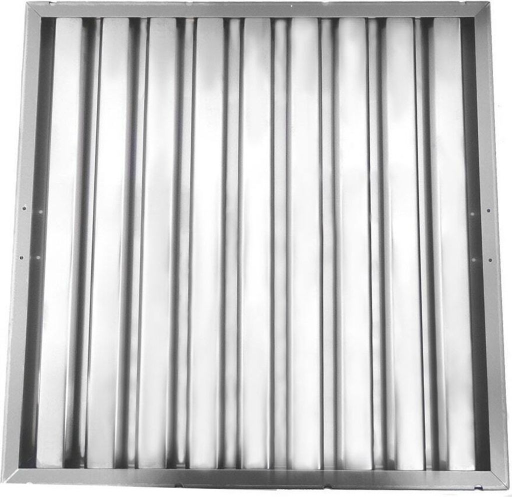 AllSpares Flammschutzfilter Edelstahl – 400x400x25 Mm, Typ B – Für Gastro Dunstabzugshauben