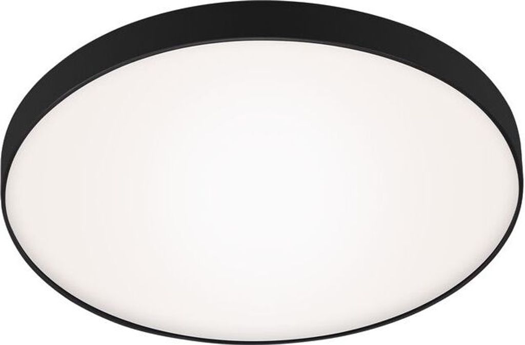 Lampada da bagno a LED Lampada da soffitto IP44 13W nero Immagine del prodotto 
