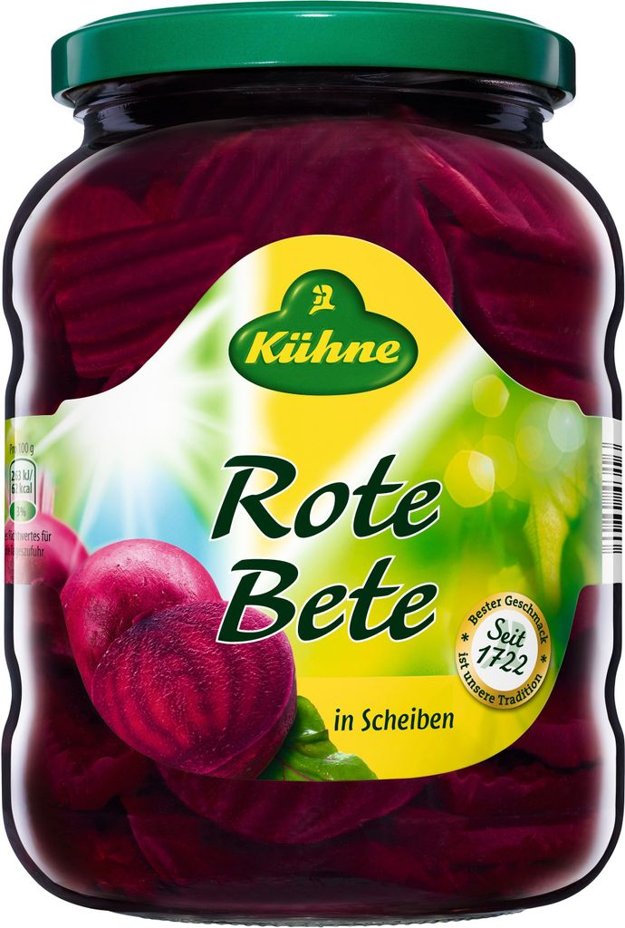Plastry buraka ćwikłowego Kühne 670g Zdjęcie produktu 