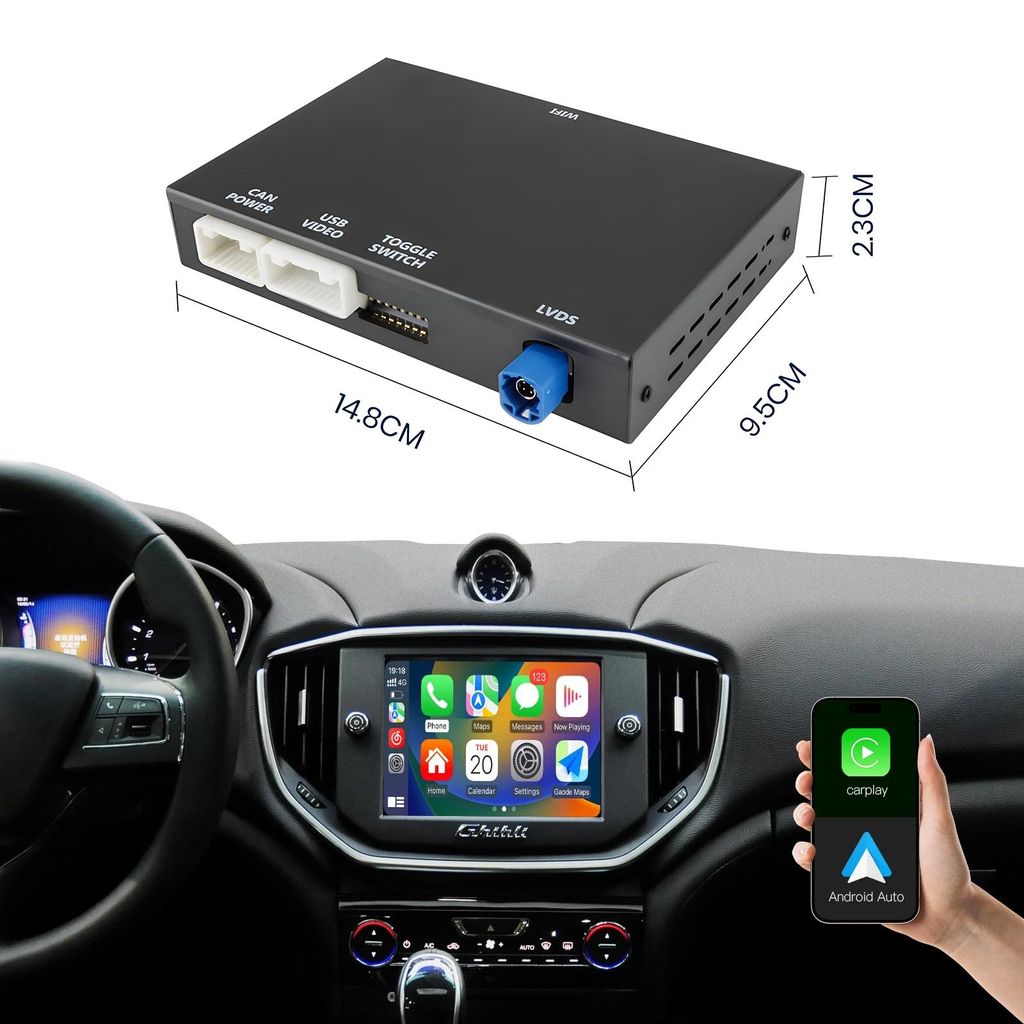 Wireless Carplay Android Auto Module Upgrade Kit Für Produktbild 