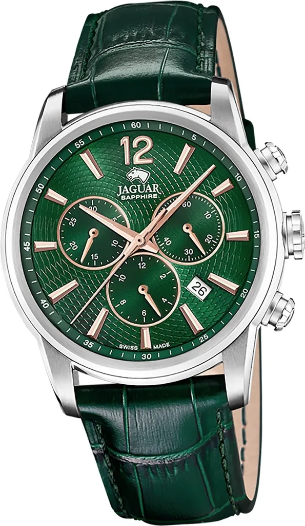 Montre Homme Jaguar Acamar Vert Idéale pour Tenue Business et Soirée