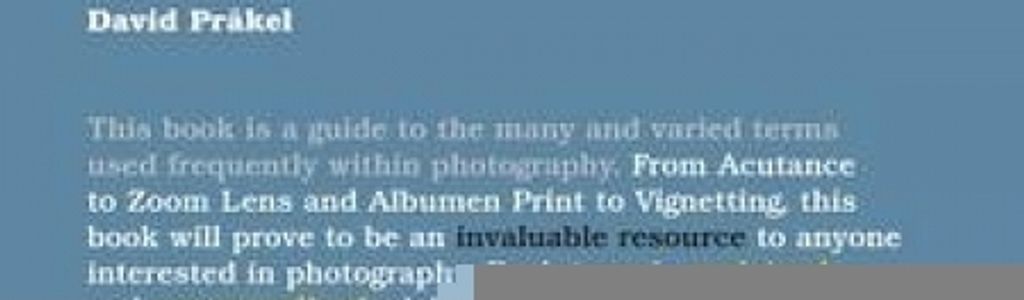 The Visual Dictionary of Photography
