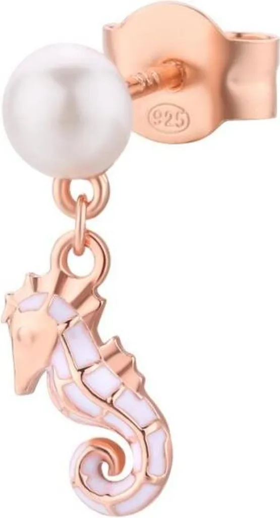 Orecchino Into The Blue RZIB28: Il Respiro del Mare in Bronzo