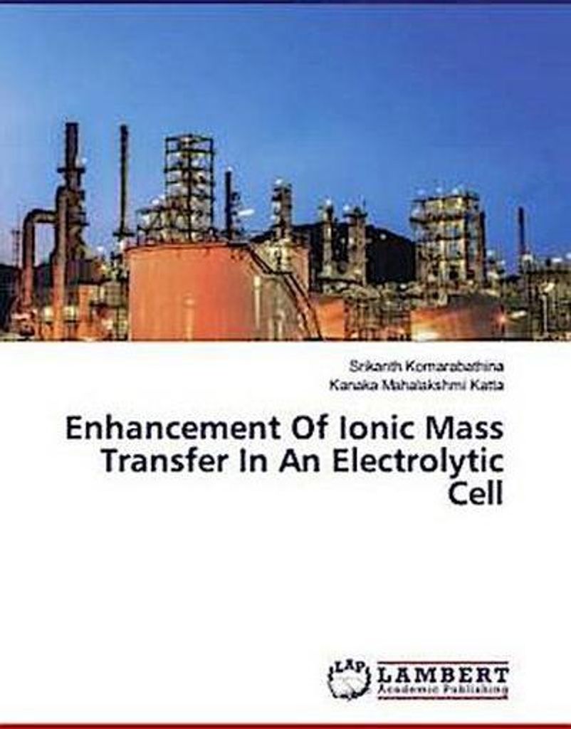 Enhancement Of Ionic Mass Transfer In An Electrolytic Cell