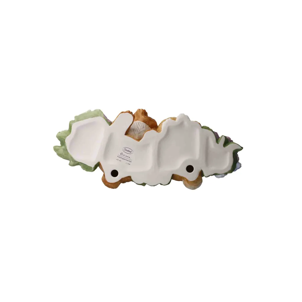 Statuette Couple de Lapins en Faïence Multicolore pour Décoration de Pâques - 6