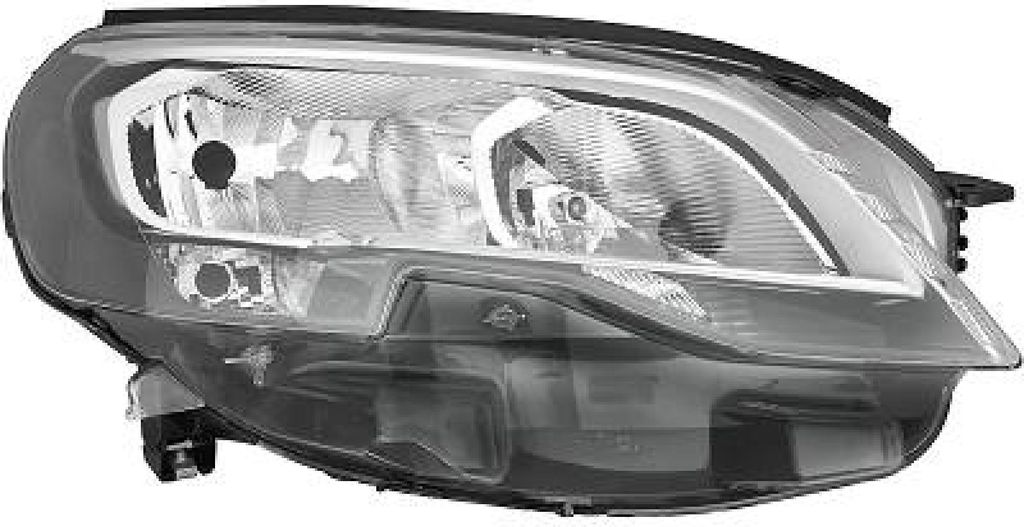 DIEDERICHS Scheinwerfer Rechts passend für PEUGEOT Produktbild 
