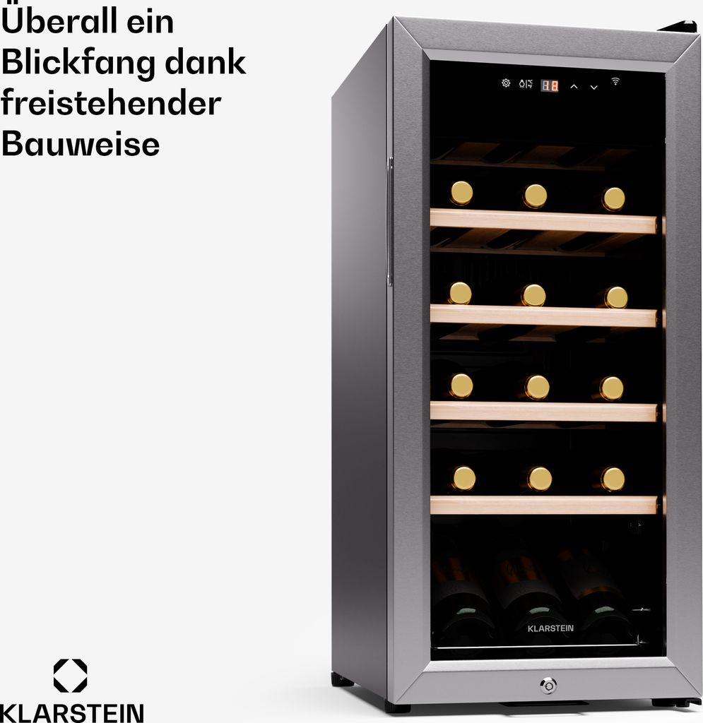 Klarstein Weinkühlschrank,1 Zone Getränkekühlschrank, Produktbild 7