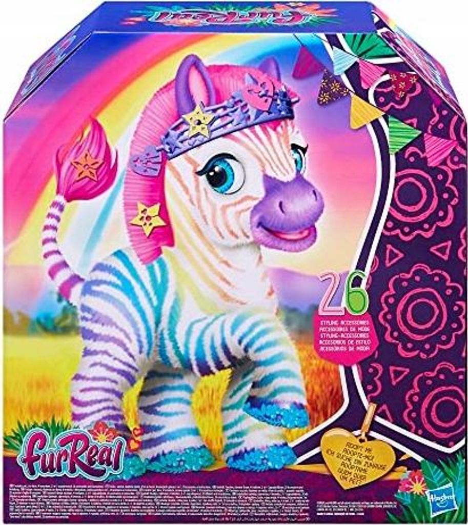 Fur Real Mein Regenbogenzebra Zenya Mein Regenbogenzebra Produktbild 