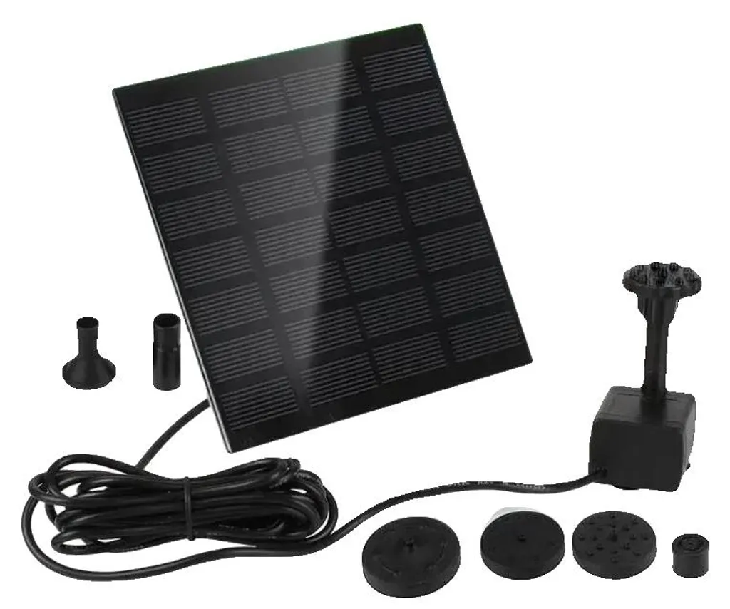 Pompe à eau solaire 1.2W sans balais avec panneau solaire 15cm de 70cm