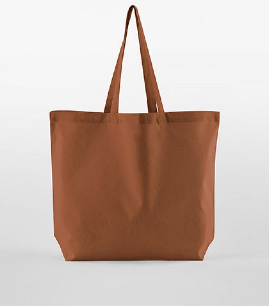 Westford Mill W165 | Organic Baumwolle InCo. Maxi Bag For Life Einkaufstasche - Farbe: Terracotta - Größe: 35 x 39 x 13,5 cm