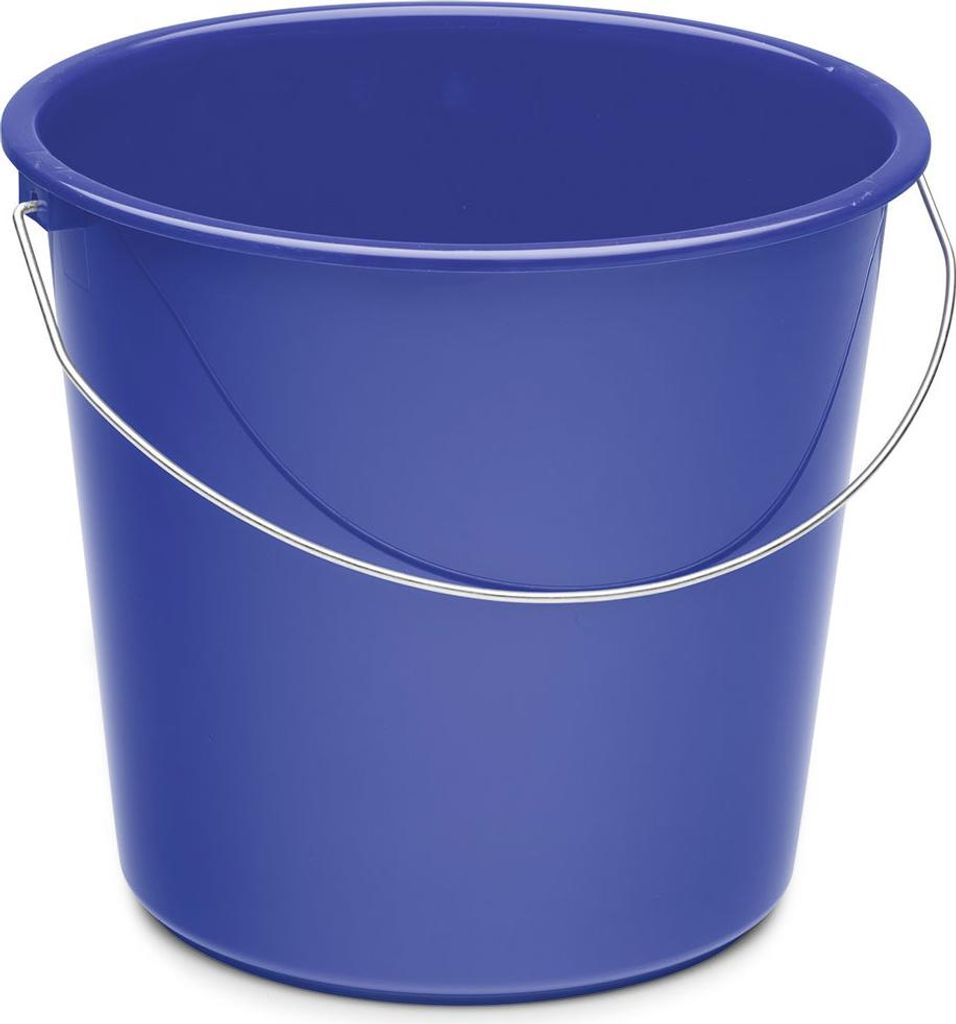 Robustes 5er Set Haushaltseimer 10 Liter blau – Vielseitige Reinigungshelfer für Ihr Zuhause