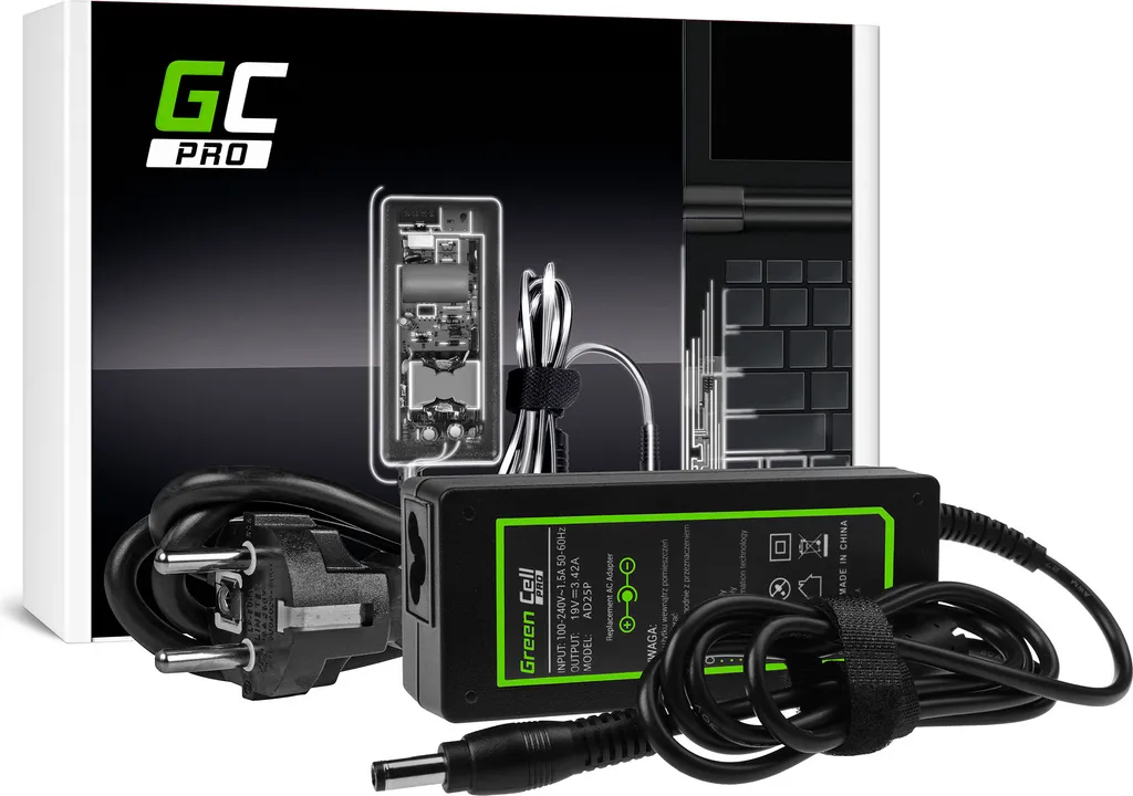 Analisi Tecnica: Alimentatore Green Cell AD25P 65W per Asus/Toshiba