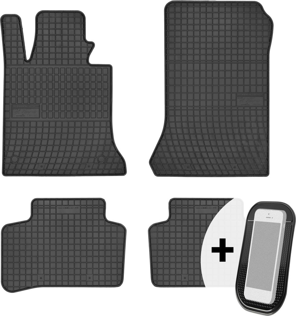 Gummimatten Auto Fußmatten Automatten Passgenau 4-teilig Set - passend für Mercedes GLK X204 ab 2008
