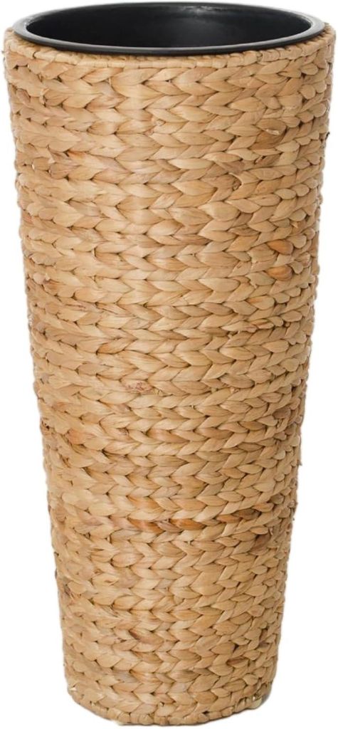 Vaso da fiori CLASSIC ROUND in giacinto d'acqua naturale Immagine del prodotto 