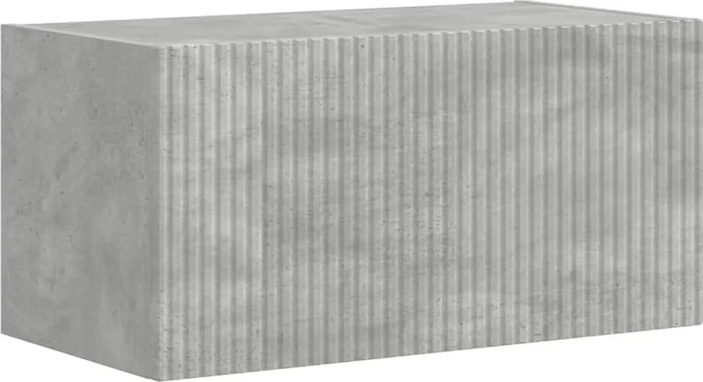 Mobile TV Sospeso Cemento 60x31x29,5 cm | Porta TV Moderno Parete