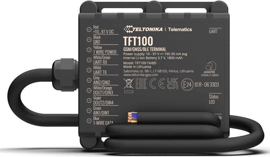 Teltonika TFT100 - GPS/GLONASS/GALILEO/BeiDou/QZSS Produktbild 