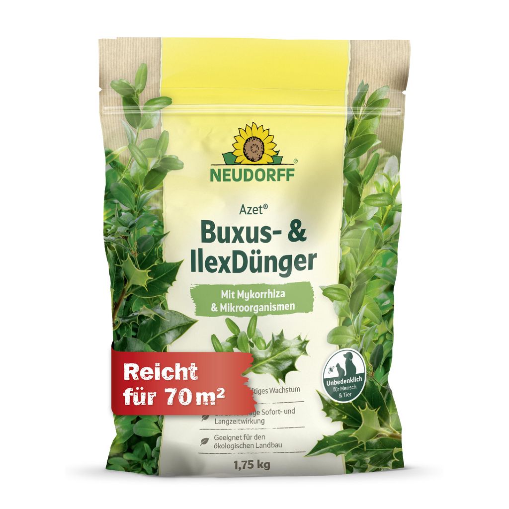 Neudorff Azet Buxus- & IlexDünger 1,75 kg für 70 m² Produktbild 
