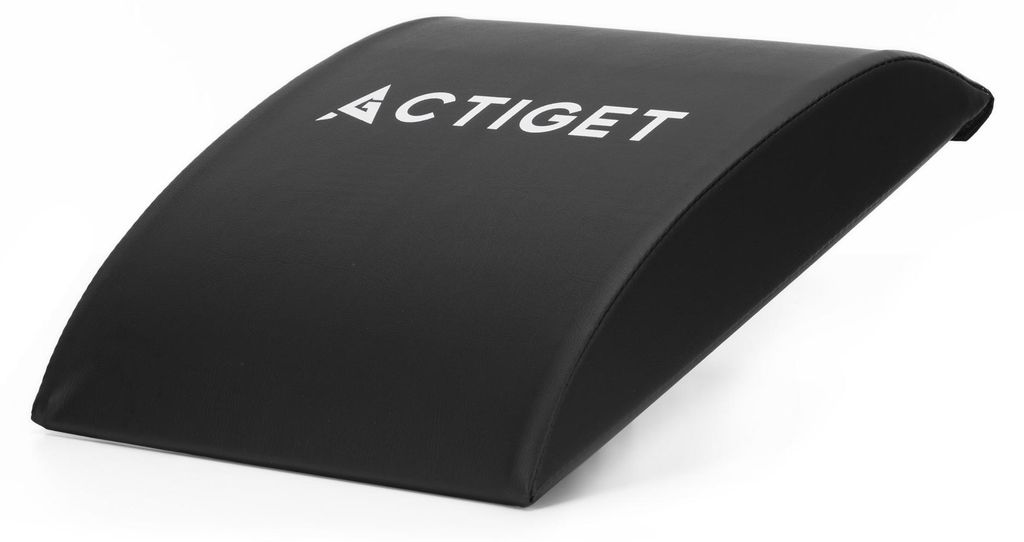 ACTIGET AB-Matte – Trainingskissen für Bauchübungen, bis 120 kg, Schwarz
