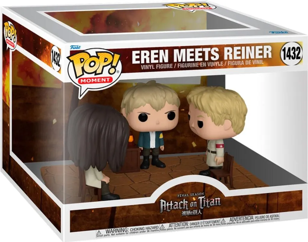 Pack Duo Eren et Reiner L'Attaque des Titans Figurines Vinyle Qualité