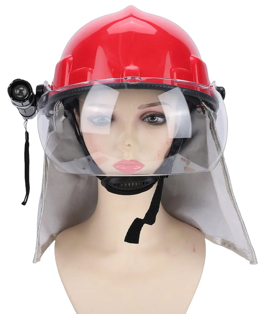 Casque de secours antisismique avec lampe frontale et visière de sécurité