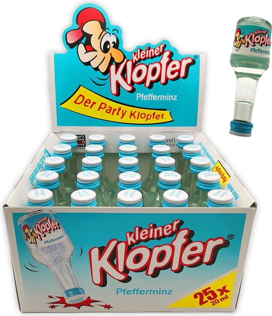 Kleiner Klopfer Pfefferminz 18% Vol. 25x0,02l Produktbild 