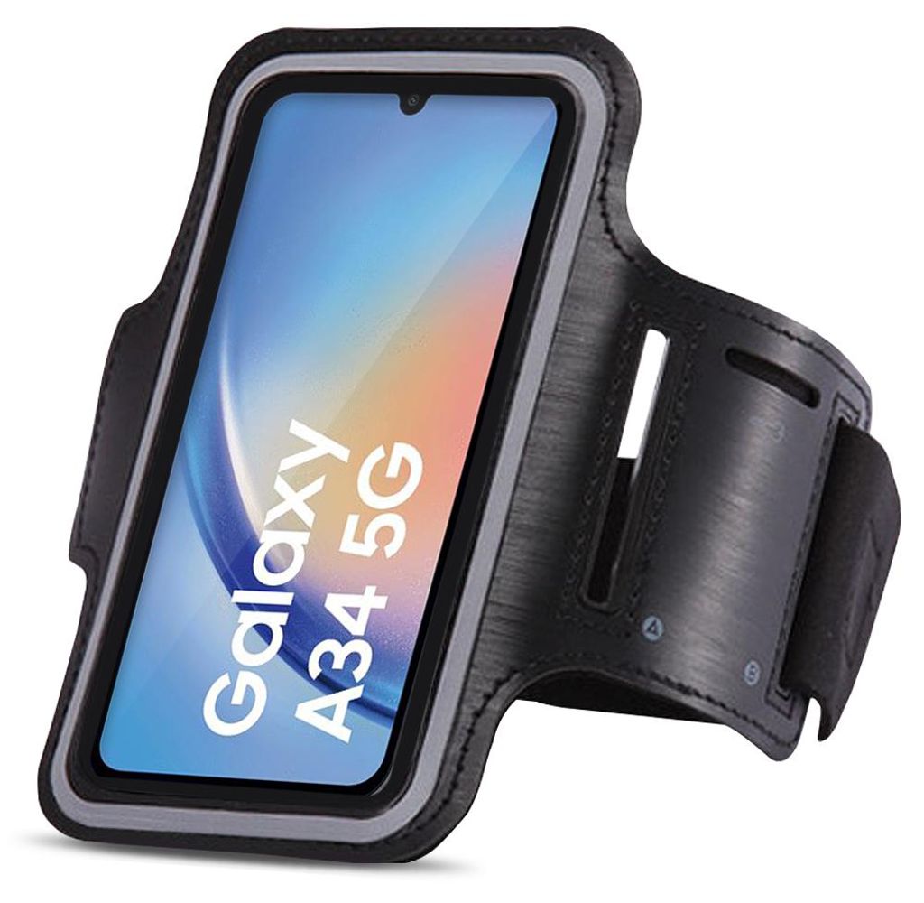 Sport Armband für Samsung Galaxy A34 Fitness Tasche Jogging Produktbild 