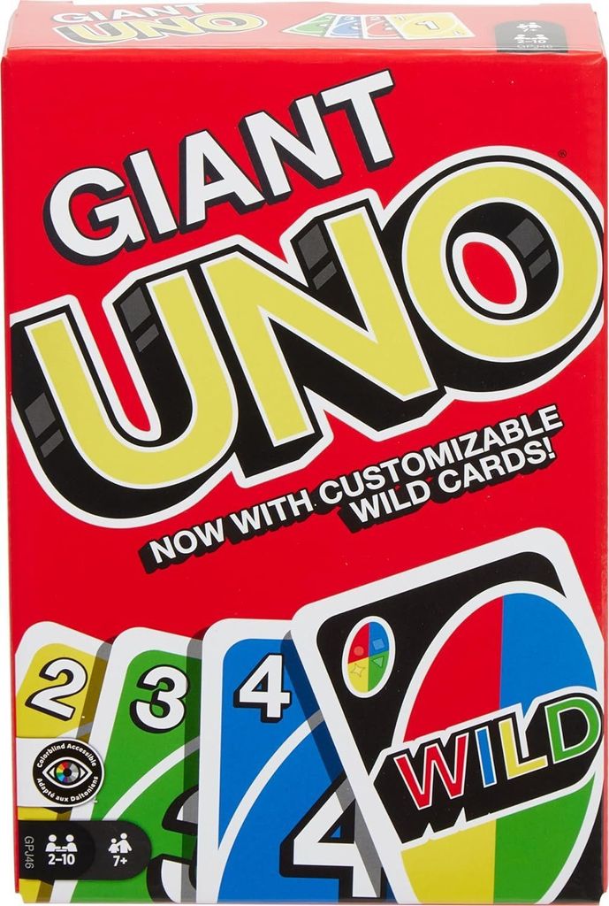 Mattel UNO Klassisches Zahlen- und Farbkartenspiel mit Produktbild 