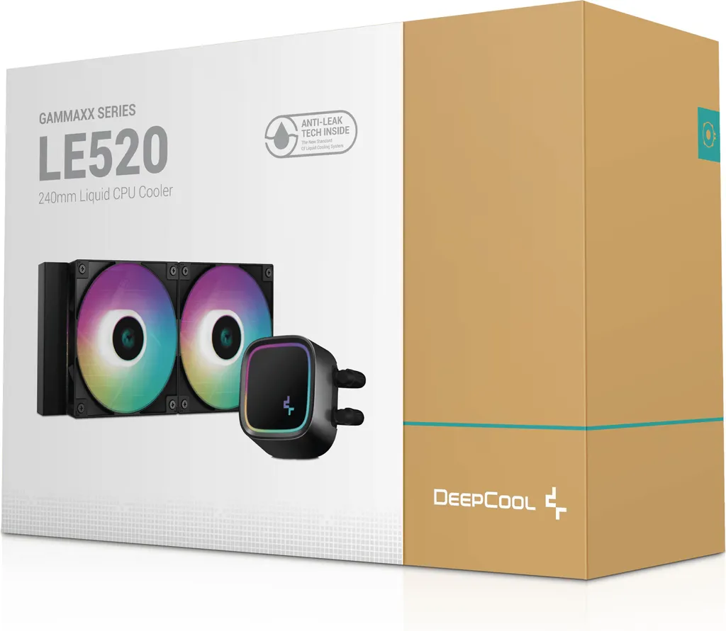 Refroidisseur Liquide Deepcool LE520 - Solution Gaming PC Silencieuse - 6