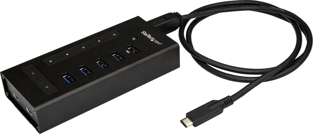 Hub USB 7 Ports StarTech.com avec 3x USB-C - Boîtier Métal Ultra Robuste