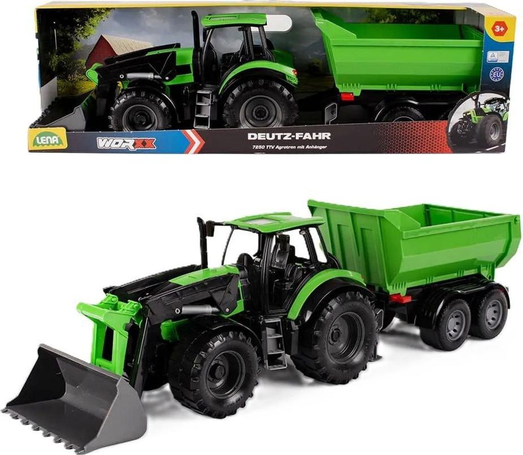 Trattore Simm WORXX Deutz Agrotron+rimorchio Immagine del prodotto 