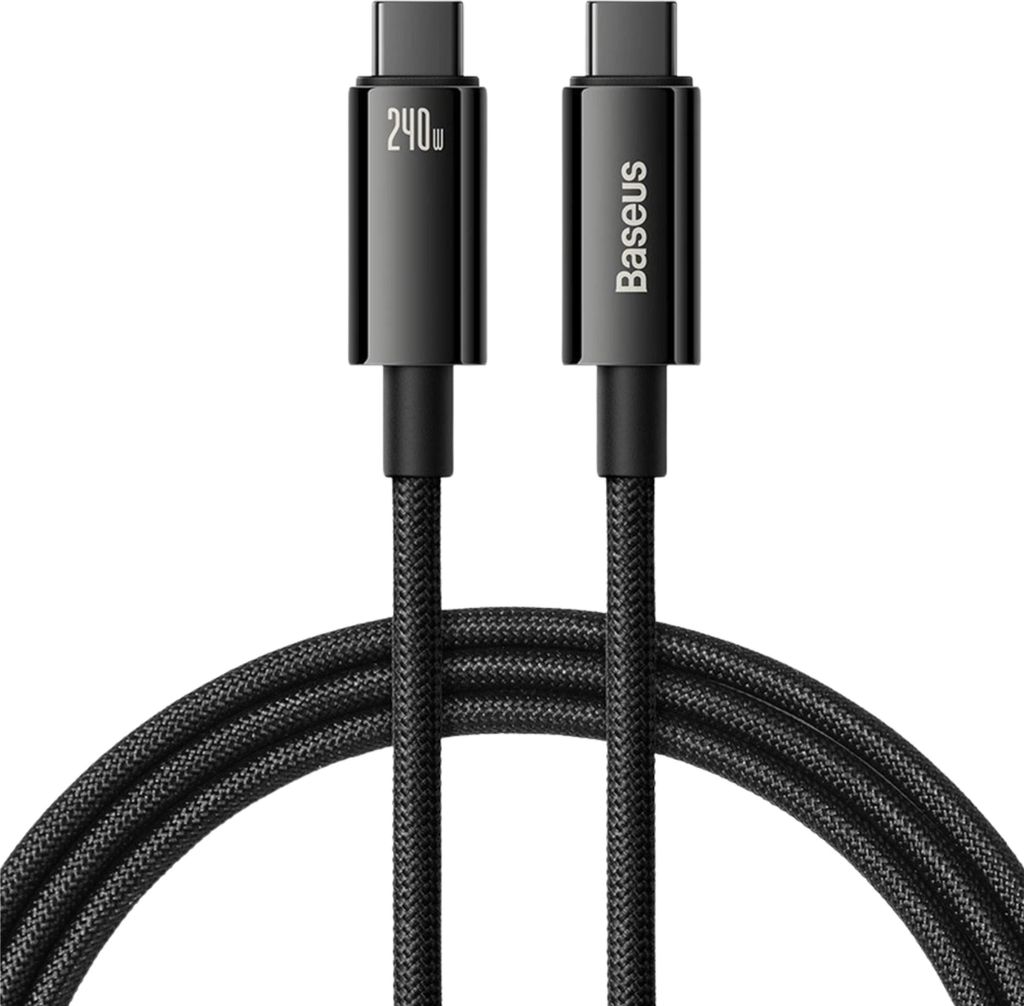 Baseus Tungsten Gold Ladekabel Datenkabel Type-C 240W 3m Obrázok produktu 