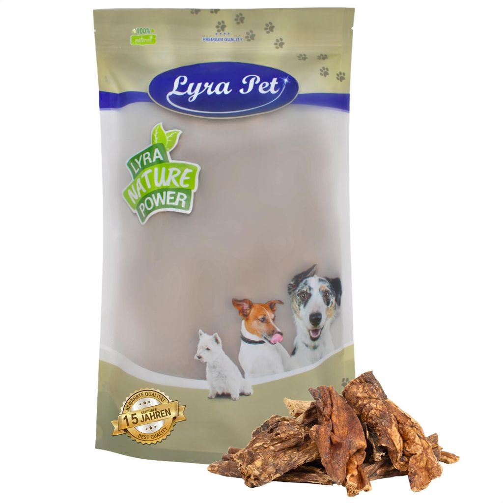 1 kg Lyra Pet® Rinderlunge Produktbild 