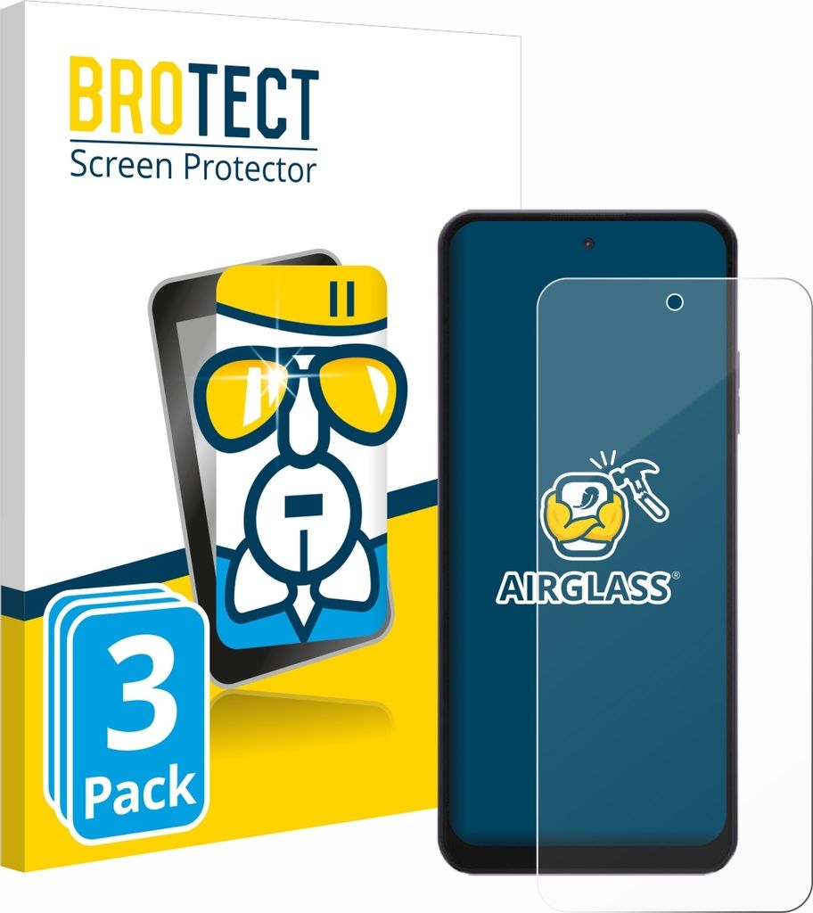 3x BROTECT Schutzglas für Hotwav Note 13 Max Schutzfolie Produktbild 