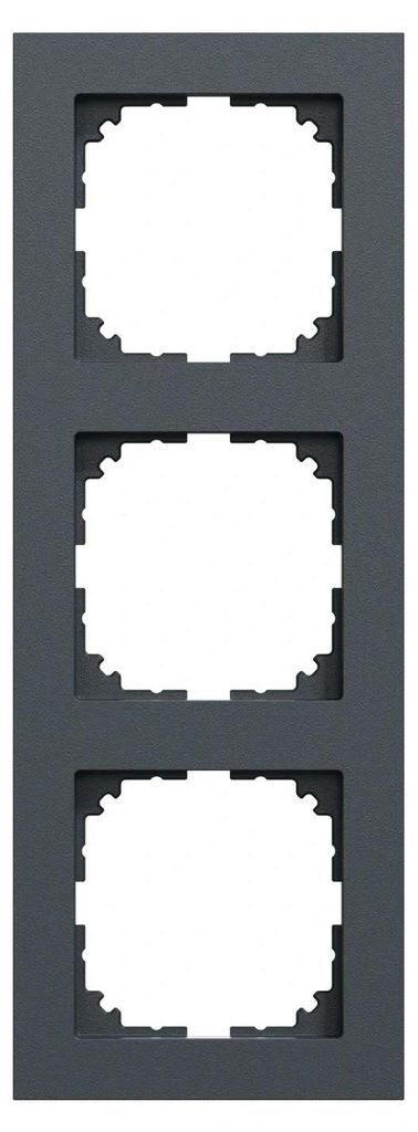 Cadre Merten M-Pure, triple, anthracite, M-Pure, 1 pièce. Image du produit 