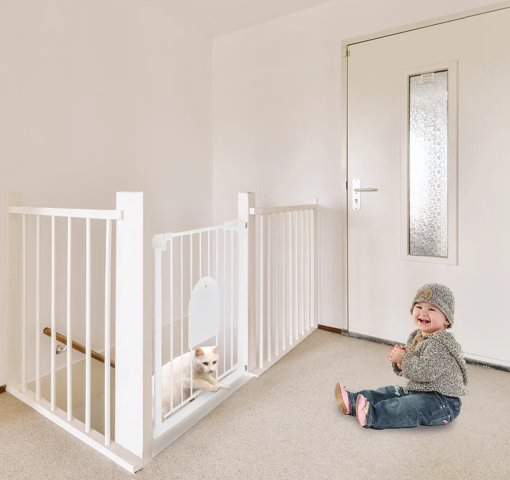 Barrière Sécurité Enfant 75-85 cm sans Trous : Solution Murale Intacte - 10