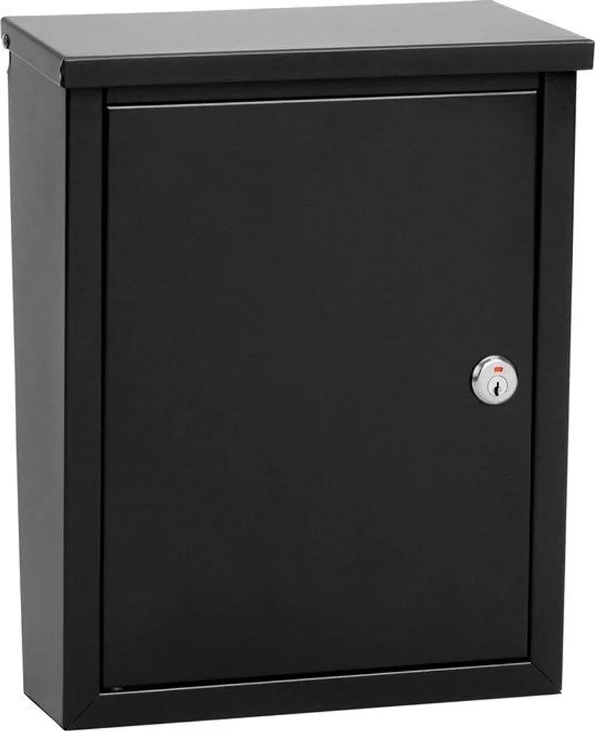 Boîte à courrier de bureau en satin noir, modèle M - 2580B-10 Élégant