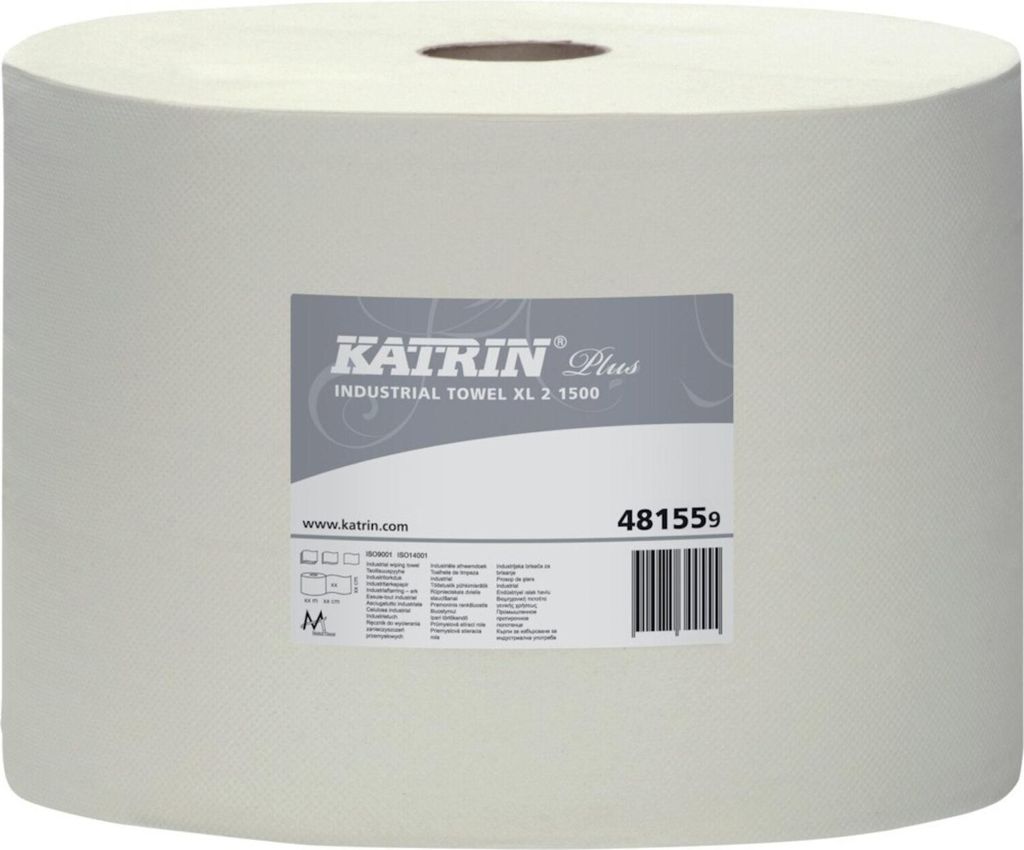 ELOS Putzpapier weiss 4-lagig 38x36cm 1000 Blatt Produktbild 