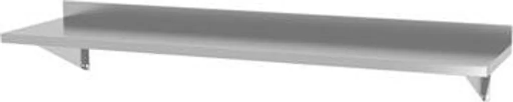 HENDI Scaffale a parete, con 2 staffe, 1200x300x(H)250mm - 2